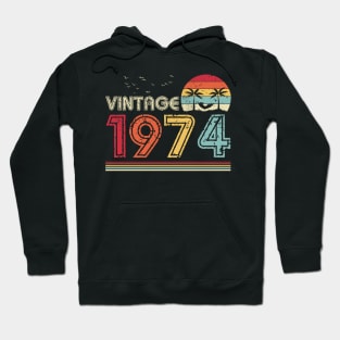 Vintage 1974 Limited Edition 47th Birthday Gift 47 Years Old Hoodie